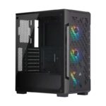 Corsair iCUE 220T RGB AIRFLOW Tempered Glass Mid Tower Smart ATX Case  Black